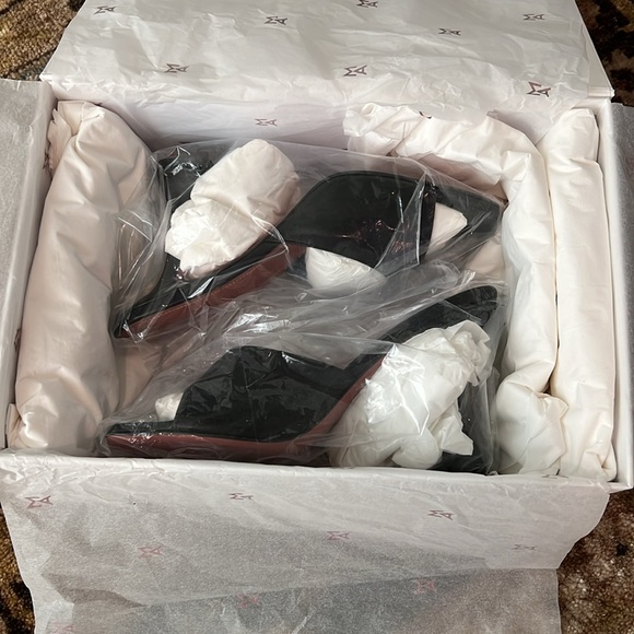 Amina Muaddi Brand New heals in Box - Picture 6 of 7
